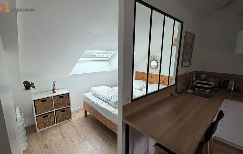 Studio 20m² Vannes centre - 2e étage, lumineux - Photo 2