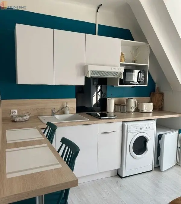 Studio meublé 20m² Lorient - Lumineux, dernier étage - Photo 3