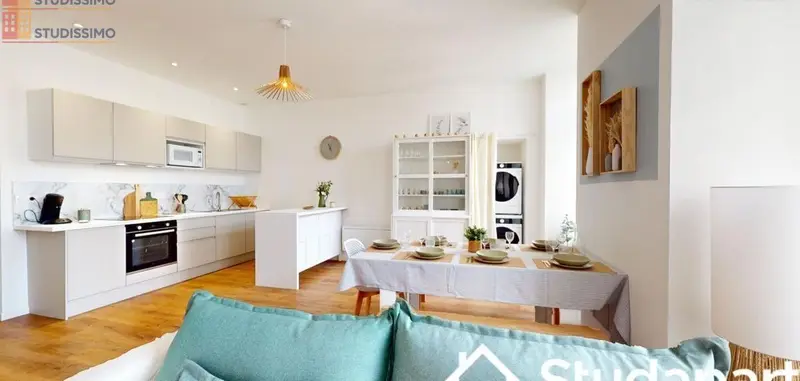 Studio meublé 10m² Lorient 56100 - Meublé, DPE A - Photo 2