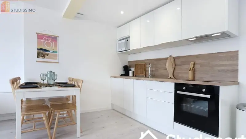 Studio meublé 15m² Lorient - Lumineux, DPE A - Photo 1