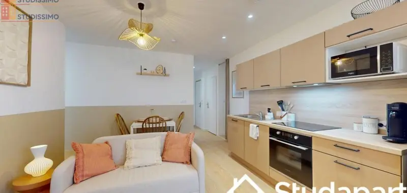 Studio meublé 9m² Lorient - Compact, lumineux - Photo 4
