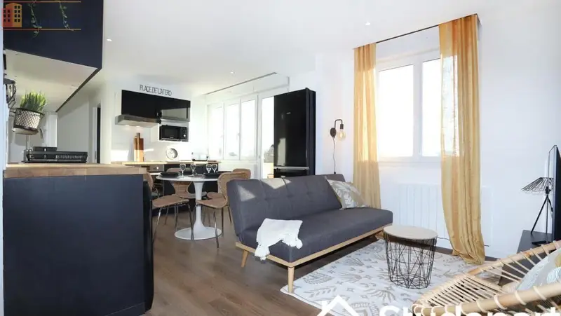 Studio meublé 10m² Lorient - Meublé, DPE A - Photo 2