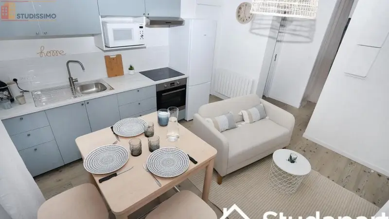 Studio meublé 13m² Lorient - Meublé, DPE A - Photo 3