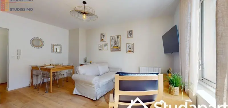 Studio meublé 10m² Lorient - Meublé, DPE A - Photo 2
