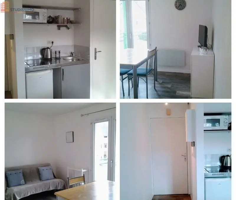 Studio meublé 19m² Vannes - Balcon, lumineux - Photo 3