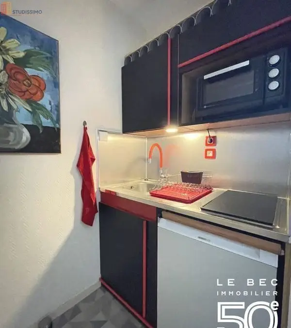 Studio meublé 26m² Vannes - Lumineux, dernier étage - Photo 5