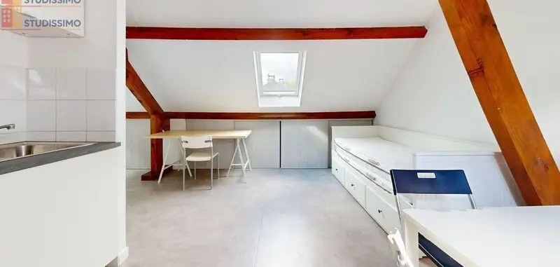 Studio meublé 19m² Metz 57070 - Meublé, lumineux - Photo 1