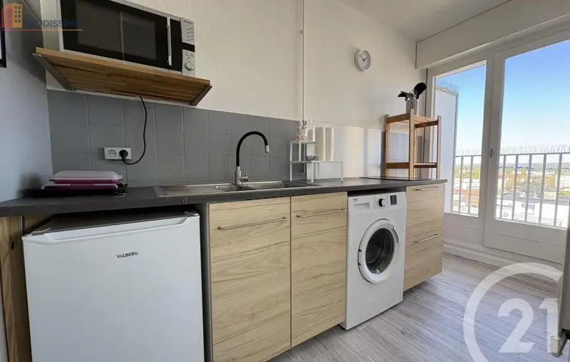 Studio meublé 33m² Metz 57050 - Étage élevé, lumineux - Photo 8