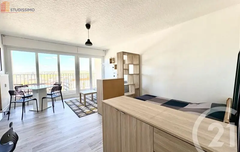 Studio meublé 33m² Metz 57050 - Étage élevé, lumineux - Photo 2