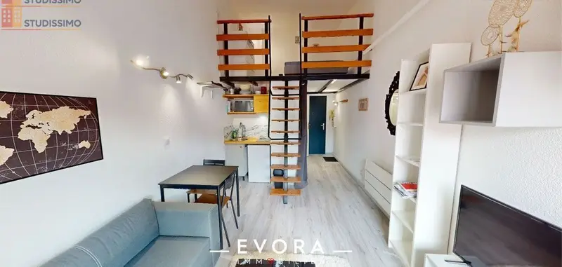 Studio meublé 24m² Metz centre - Meublé, dernier étage - Photo 12
