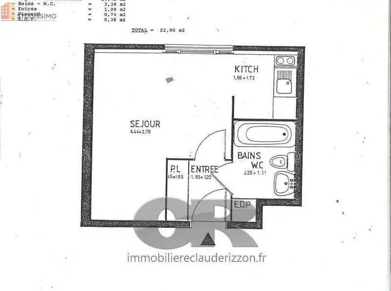 Studio 23m² Metz 57000 - Photo 2
