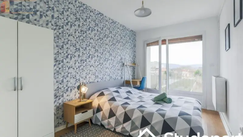 Studio meublé 11m² Metz 57050 - Meublé, DPE A - Photo 2