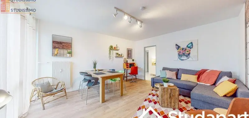 Studio meublé 12m² Metz 57070 - Meublé, DPE D - Photo 5