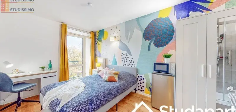 Studio meublé 12m² Metz 57070 - Meublé, DPE D - Photo 1
