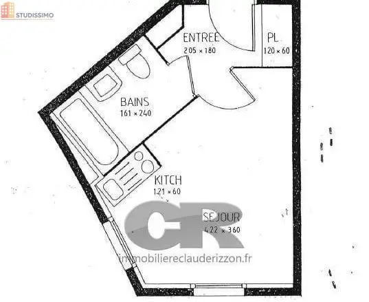 Studio 19m² Metz 57050 - Photo 2