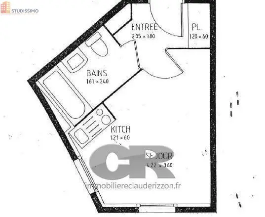 Studio 19m² Metz 57050 - Photo 1
