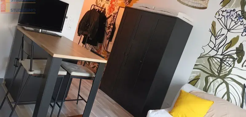 Studio meublé 21m² Metz centre - Terrasse, parking - Photo 4