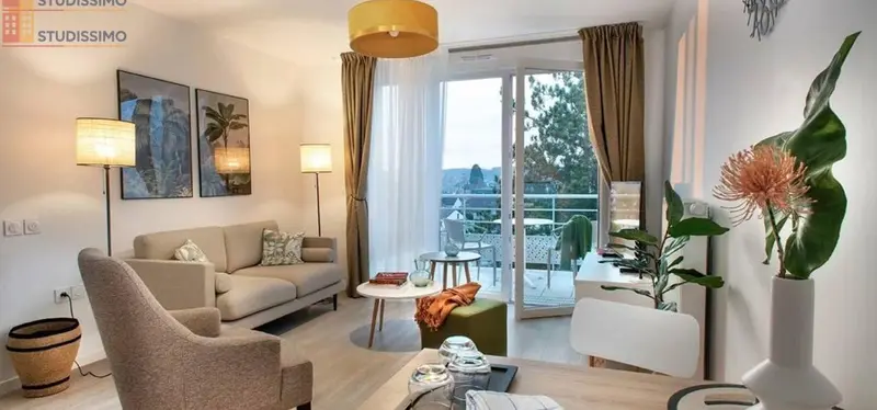 Studio meublé 45m² Sarreguemines - Lumineux - Photo 14