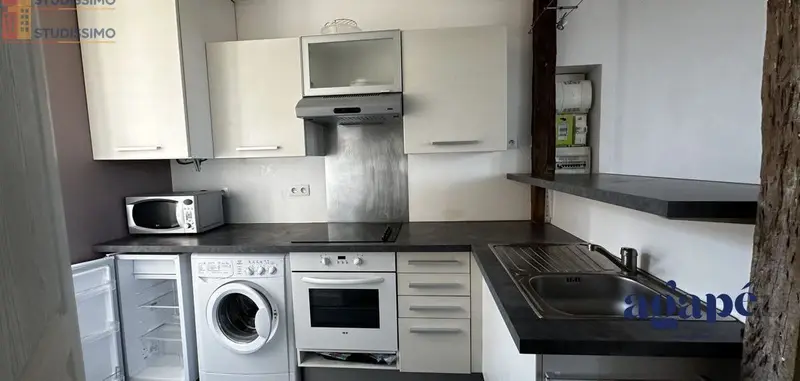 Studio meublé 30m² Nevers 58000 - Meublé, DPE D - Photo 1
