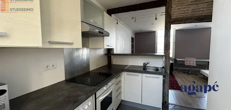 Studio meublé 30m² Nevers 58000 - Meublé, DPE D - Photo 2