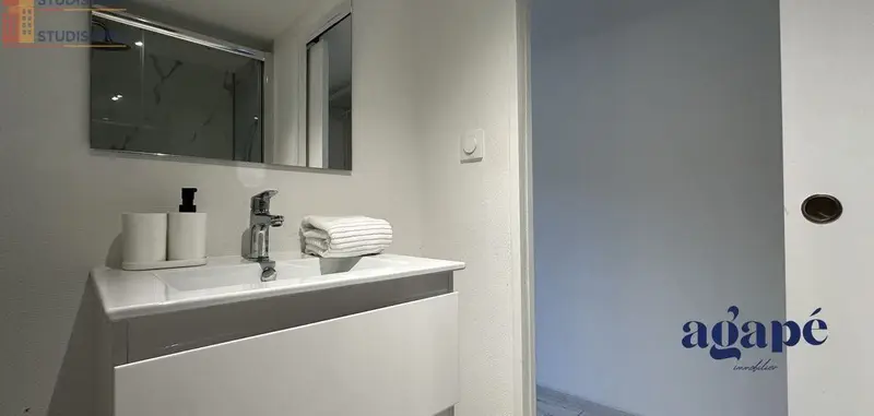 Studio meublé 19m² Nevers - Meublé, DPE C - Photo 6