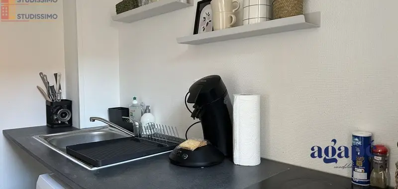 Studio meublé 19m² Nevers - Meublé, DPE C - Photo 2