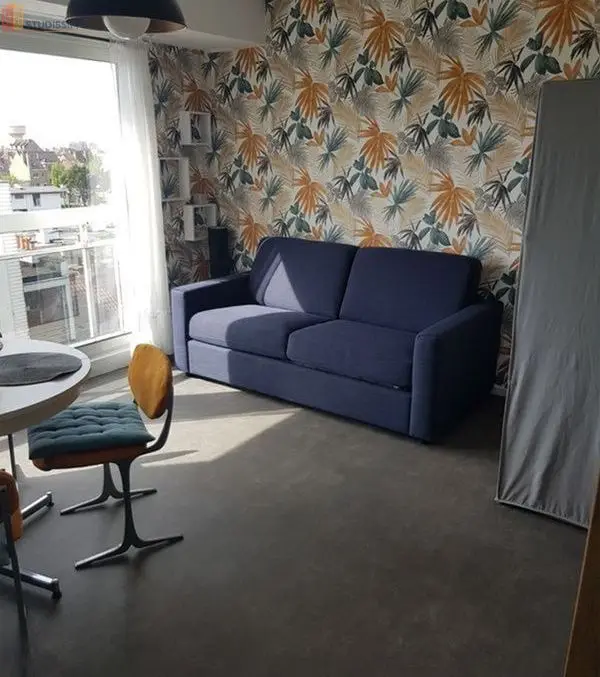 Studio meublé 24m² Dunkerque - Lumineux, 4e étage - Photo 1