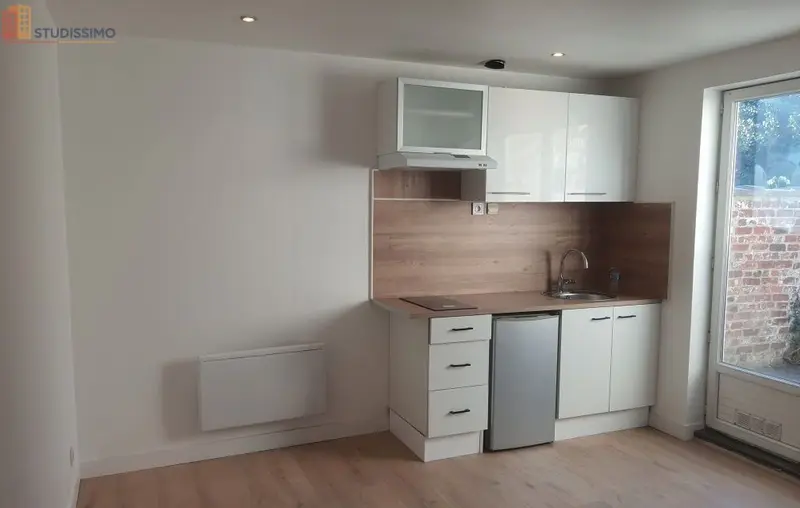 Studio 35m² Lille 59800 - Jardin, non meublé - Photo 2