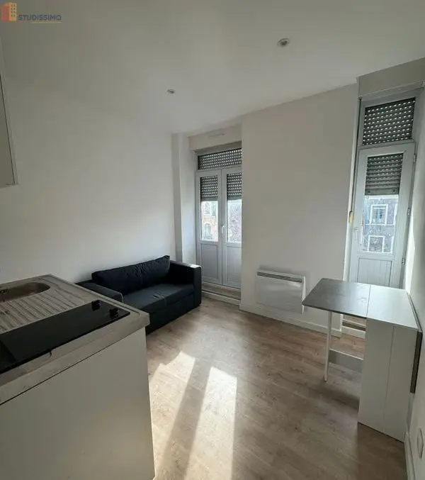Studio meublé 12m² Roubaix 59100 - Meublé, DPE C - Photo 2