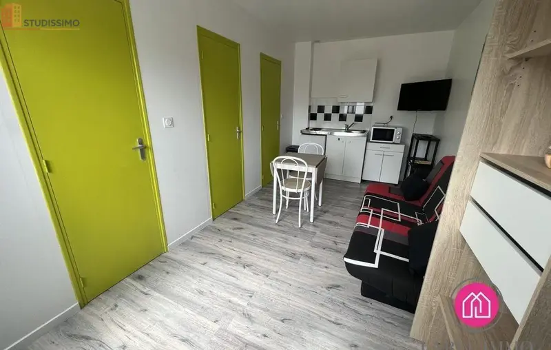 Studio meublé 16m² Aulnoy-lez-Valenciennes - Meublé, DPE C - Photo 5