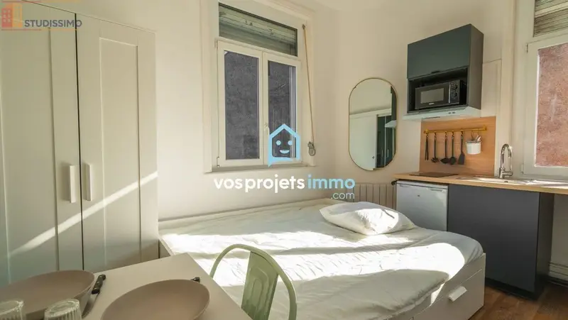 Studio 13m² Valenciennes - Meublé, lumineux - Photo 12