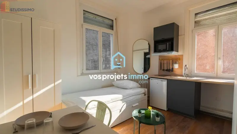 Studio 13m² Valenciennes - Meublé, lumineux - Photo 3