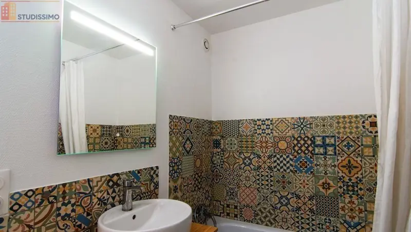 Studio meublé 26m² Loos 59120 - Meublé, parking - Photo 2