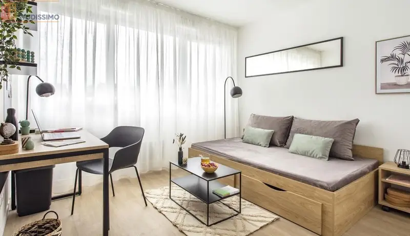 Studio meublé 17m² Roubaix - Meublé, DPE C - Photo 29
