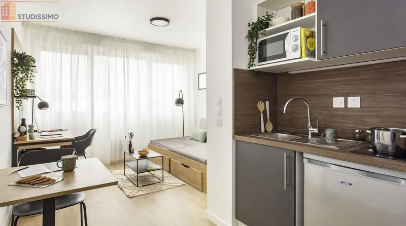 Studio meublé 17m² Roubaix - Meublé, DPE C - Photo 20
