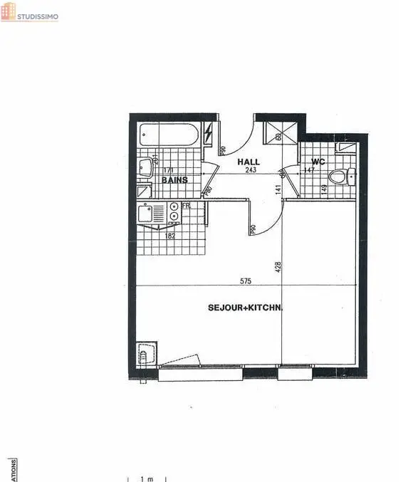 Studio 35m² Lille centre - Meublé, lumineux - Photo 2