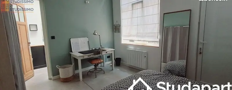 Studio meublé 11m² Roubaix 59100 - Calme - Photo 3