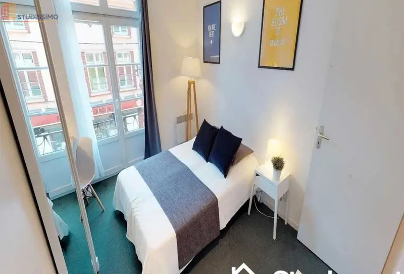Studio meublé 9m² Lille 59800 - Meublé - Photo 12