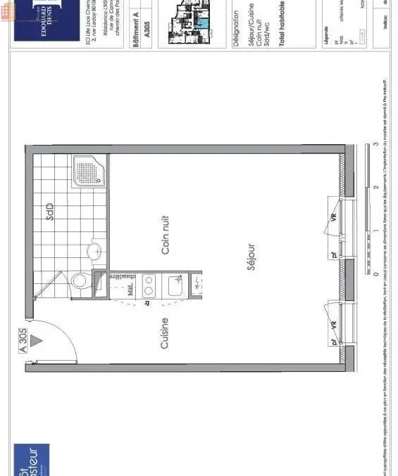 Studio 33m² Loos 59120 - Photo 3