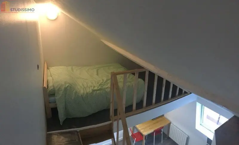 Studio 16m² Roubaix 59100 - Meublé, mezzanine - Photo 2