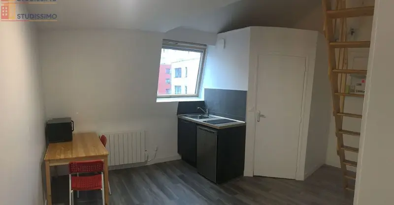 Studio 16m² Roubaix 59100 - Meublé, mezzanine - Photo 5