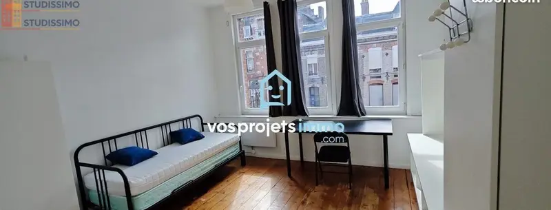 Studio meublé 26m² Valenciennes - Meublé, DPE D - Photo 9