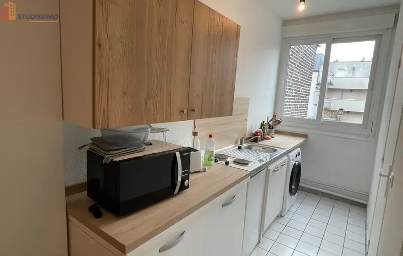 Studio 32m² Lille centre - Vue dégagée, lumineux - Photo 3