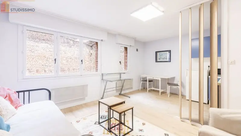 Studio meublé 25m² Lille 59800 - Meublé, lumineux - Photo 3