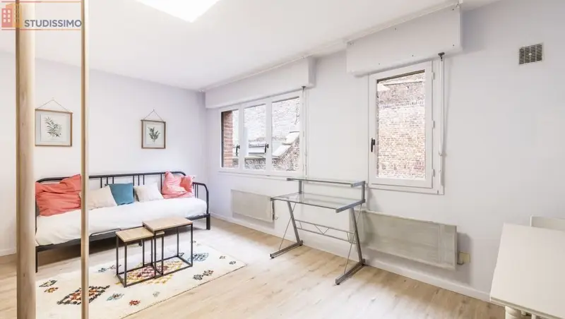 Studio meublé 25m² Lille 59800 - Meublé, lumineux - Photo 2