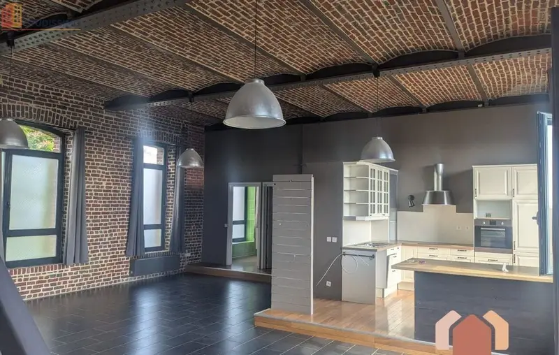 Studio 107m² Roubaix 59100 - Lumineux, atypique - Photo 3