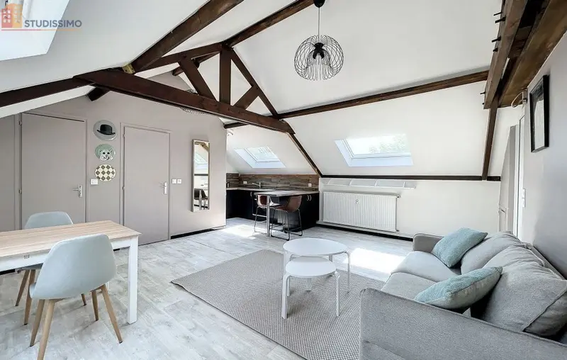 Studio meublé 26m² Lambersart - Calme, lumineux - Photo 9