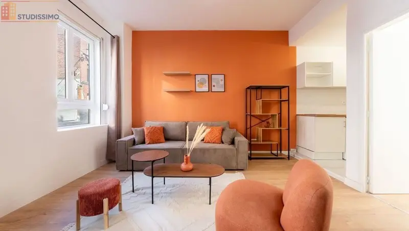 Studio meublé 36m² Lille 59000 - Meublé, DPE D - Photo 11