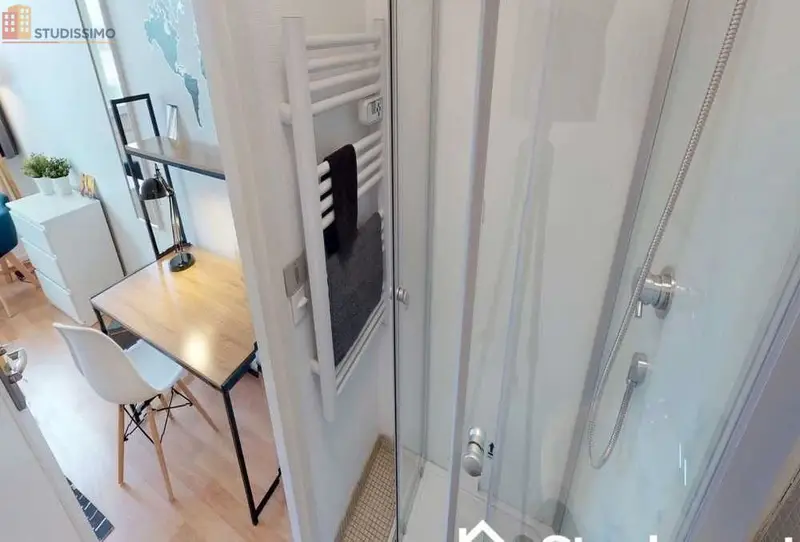 Studio meublé 17m² Lille 59800 - Étage élevé, lumineux - Photo 2