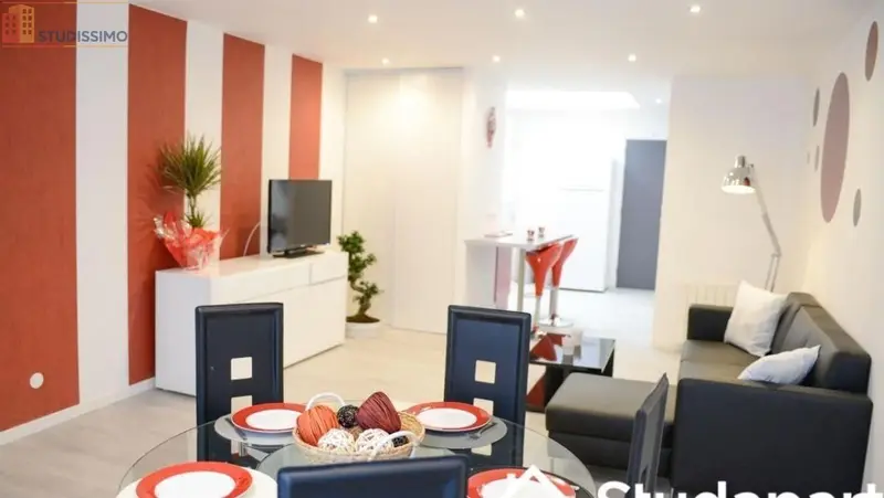 Studio meublé 13m² Roubaix - Meublé, DPE D - Photo 4